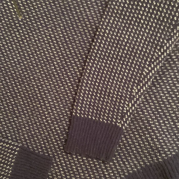 Jcrew 1/4 zip wool houndstooth sweater size Large - Picture 4 of 7